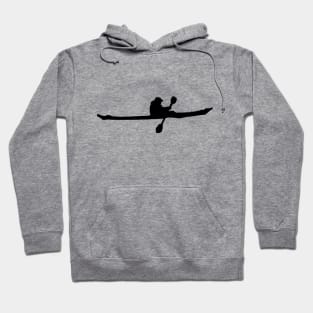 Sea Kayak Black Hoodie